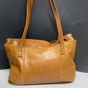 Ellington Brown Leather Shoulder Bag Purse